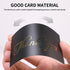 HUKXDGXY 100 Count, 3.5 2 Inch, Gold Foil Thank You Cards, Elegant Black Notes, x Writeable, Perfect for Small Business