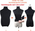 NAVADEAL Black Superb Mannequin Fabric Cover, Soft Stretchy for Fashion Designer Retail Boutique Store