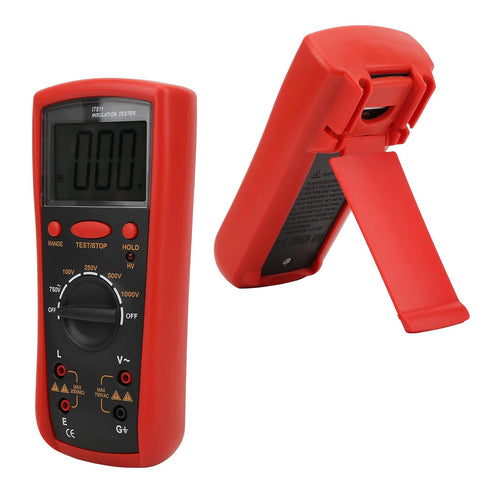 IT811 Insulation Resistance Tester, LCD Resistance Meter for Measuring Device, Megohm Meter