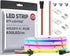 BTF-LIGHTING FCOB WS2811 IC RGB COB LED Strip 9.8FT DC24V 630LED/m Flexible