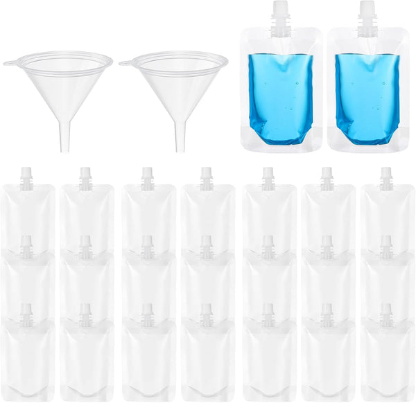 OSALADI Stand-up Spout Pouches for Beverage Packaging Bag, 102pcs (100 X 100ml
