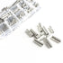 300PCS Non-Insulated Butt Connectors Kit, Tinned Red Copper, 24-10 Gauge Electrical Wire Crimp Terminals