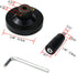 2PCS Hand Crank Revolving Handle 63x8mm Hand Wheel M6 Thread Handle for Lathe, Machine,Grinder(2.48")