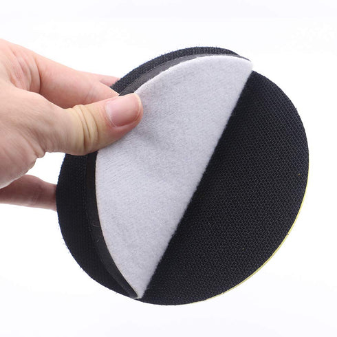 5 Pack 5 Inch Soft Density Interface Pads Hook and Loop Sponge Cushion Buffer Backing Pad (Set of 5)