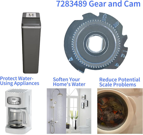 High Flow Water Softeners Parts, Cam and Gear 7283489 for Water Softeners