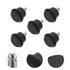 5Pcs Holibanna Swivel Caster Wheels Furniture Caster Rollers Insert Office Chair Wheels Replacement for Hardwood Floors