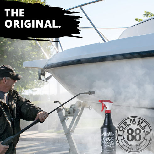 Formula 88 (2, 32oz) Cleaner & Degreaser | Multi Surface Car & Marine Cleaner for Interior, Exterior | Removes Grease