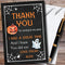 The Card Zoo Eat Drink Pumpkin Personalized Halloween Party Thank You Cards