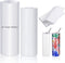 PYD Life 50 PCS Sublimation Shrink Wrap Sleeve White Bags 10 x 5 Inch for 20 OZ Tumbler, Heat Transfer Shrink Wrap