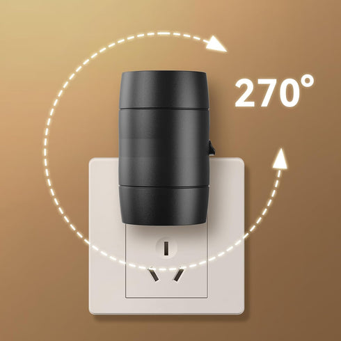 2 Pack 0-100LM LED Night Lights Plug into Wall, Dusk-to-Dawn Sensor Plug in Adjustable Brightness Night Light Soft