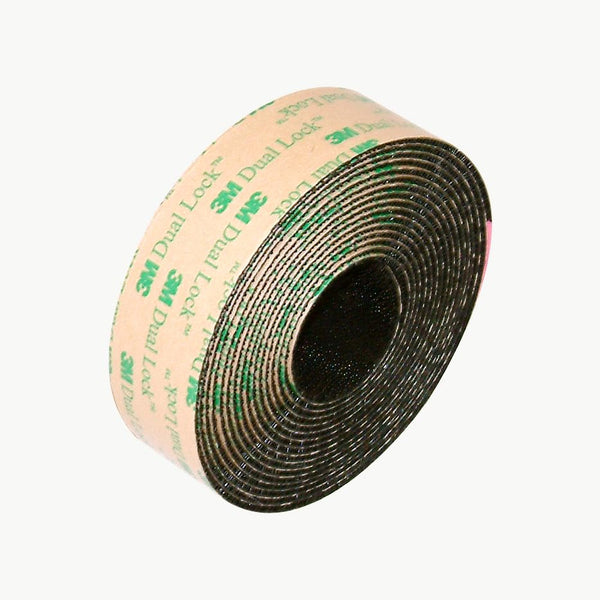 3M SJ4575/BLK110 Scotch SJ4575 Dual Lock Low Profile Reclosable Fastener: 10 ft. x 1", Black
