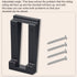 Video Doorbell Mounting/Adapter Plate with Hardware - Vinyl Siding Angle Adjustment for Ring 2, Ring 3, Ring 3 Plus