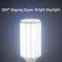 55W LED Corn Light Bulb, E39 Large Mogul Base, 5500Lm 6000K Cool White Daylight, for HID HPS Replacement