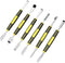 CTWHA 6PCS 5.9x0.43x0.29 inch Small Double Ended Metal Pry Bar Disassembly Tool Set