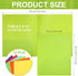 Cholemy 72 Pcs Plastic Folders with 2 Pockets - Heavy Duty File Folders, 11.6 x 9.4 Inch, Fit Letter Size Paper (Bright