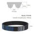 HTD5M-350 Close Loop Pulley Timing Belt, 350mm Length x 20mm Width, High Torque Rubber Belt for 3D Printer CNC