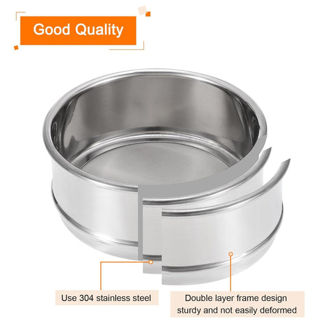 PATIKIL 1000 Mesh Lab Sieve, 4" Diameter Test Sieve, 304 Stainless Steel Wire Cloth for Industrial Laboratory
