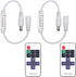 2 Pack LED Light Strip Remote Control Mini RF Wireless LED Controller