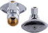Everflow Supplies 71212PR-NL 1/2 X 3/8" CHROME PLATED No Lead BOXED ANGLE STOP VALVE WITH A SOLDER CUP AND A COMPRESSION CONNECT by Midline Valve