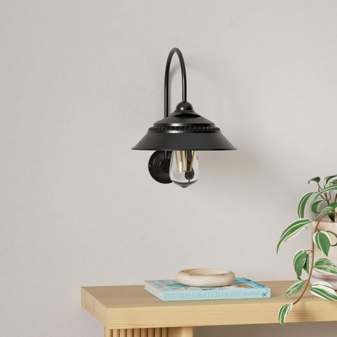 3 Solar Barn Light, Solar Wall Sconce Light Outdoor with Lighting Modes & Motion Sensor, Waterproof Farmhouse Light