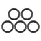 MECCANIXITY Nitrile Rubber O Ring Pack of 5, 0.79" OD, 0.55" ID, 0.12" Width Black Sealing Gasket for Faucet Plumbing