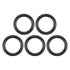 MECCANIXITY Nitrile Rubber O Ring Pack of 5, 0.79" OD, 0.55" ID, 0.12" Width Black Sealing Gasket for Faucet Plumbing