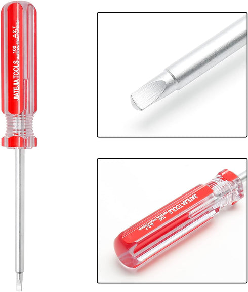 LDEXIN 5Pcs Set, 1.8mm 2.0mm 2.3mm 2.7mm 4.2 mm Triangle Head Screwdriver Magnetic Triangle Screw Drivers for Toy