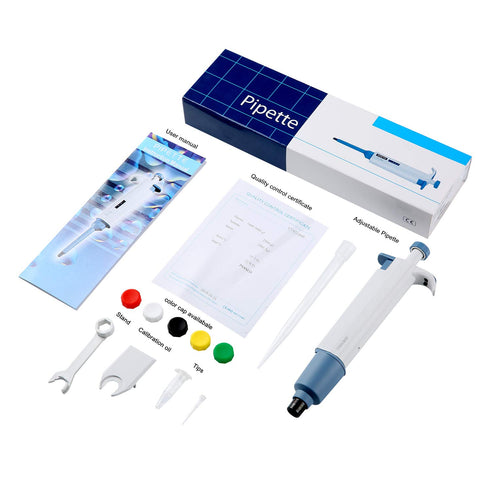 Adjustable 1000-5000ul Single-Channel Micropipette, High Accurate Pipettor for Laboratory