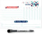 Dry Erase Task Planner Whiteboard | Removable Adhesive Decal | Fine-Tip Magnetic Marker Included (6 x 9 inches,