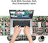 MIBITRI Set, 4Pcs Keyboard Mouse Pad Extended Gaming Mouse Pad+Ergonomics Keyboard Wrist Rest Support, Memory Foam
