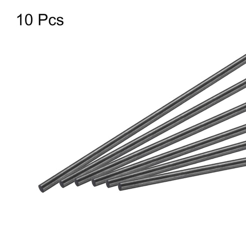 MECCANIXITY 10 Pack Carbon Fiber Rod, 4mm x 150mm for RC Plane DIY Tool Wing Tube Quadcopter Arm