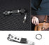 Multi-Purpose Pocket Clip Nano Knife, 2 Pack, Stainless Steel Suspension Clips for Keys, Flashlights, Knives
