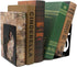 Apol Unique Hollow Out Design Cat Bookends Student Book Ends Metal Office Desk School Library Decoration Bookshelf Book