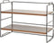 KATHY&BOB Wood Desk Shelf Organizer, 2-Tier Adjustable Stackable Storage Rack for Office, Kitchen, Bathroom,