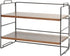 KATHY&BOB Wood Desk Shelf Organizer, 2-Tier Adjustable Stackable Storage Rack for Office, Kitchen, Bathroom,