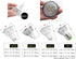 GU5.3 LED Bulbs MR16/GU5.3 3W LED Spotlight,3W(Equivalent 20W-35W Halogen Bulb Replacement) Warm White 3000K LED Spot Light Bulbs for Landscape Recessed Track Lighting,85-265V,240LM,Pack of 8 by K JINGKELAI