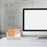 Fuutreo 2 Pcs Bling Aluminum Business Card Holder, AB Color Rhinestone Display Stand for Desk, Business Accessories