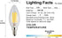 12V/24V DC LED Candle Bulb, Dimmable, 4W 400Lm, 2700K Warm White Light, E12 Small Base, 5 Pack