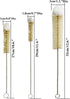 Set (3) NewFerU Stainless Steel Soda Bottle Cleaning Brush in Natural Boar Bristle Wool Tip Long Handle, Flexible
