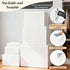 6 (8",7",6",5",4",3") Pcs Buffet Risers with Mini Sign and Maker, Food Risers Display Stands for Buffet Table Party