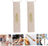 HAKIDZEL 2pcs Reusable Linen Bread Bag Drawstring Storage for Homemade Bread Pouches for Bakery Freshness Capacity