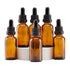 YIZHAO Amber Glass Dropper Bottle, 1oz, Tincture Bottles with Dropper for Essential Oils, 6 Pcs