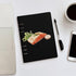 6 A5 Salmon Garlic Ring Binder Notebook for Journal Planner Refillable