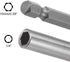 uxcell 1/4 Inch Hex Shank by 2 Inch Magnetic Bit Holder Extension for Quick Release Screwdriver Drill