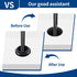 Monigte 100PCS Grommet 8 Grommets 1/4", 5/16", 3/8", 7/16", 1/2", 5/8", 3/4'', 7/8", 1'' Rubber Kit, Sizes Hollow
