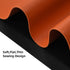PU Leather Desk Pad Blotter, Waterproof Orange Office Desk Mat for Women, Non-Slip Writing Protector, Large Mouse Pad,