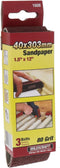 Milescraft 1608 Sanding Belts 1.5" x 12" (80 Grit) - 3 Pk. for Sanddevil & Belt Sanders