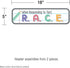 Carson Dellosa 37-Piece R.A.C.E. Writing Strategy Bulletin Board Set, Informational Charts, Sentence Starters, Pencils