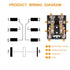 High Power Relay JQX-62F-2Z, AC 110V Coil Voltage, 80A DPDT 2NO 2NC Electromagnetic Relay, 35mm Rail Mount