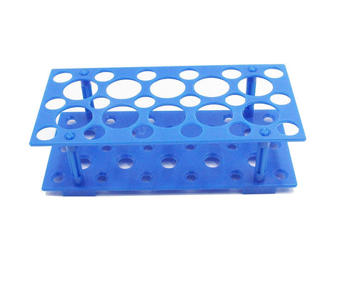3 PCS 28 Well Centrifuge Tube Rack for 10ml/15ml/50ml Laboratory Plastic Tube Rack Holder(Light Blue)
